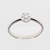 Ring rosett zirk 925