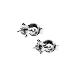 Solitær ørepynt &quot;1,0ct&quot; CZ 925
