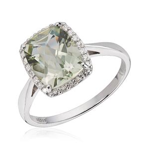 Ring Mint Quartz  0,09ct WSI HV 585