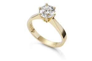 Ring Margrete med LAB grown diamant