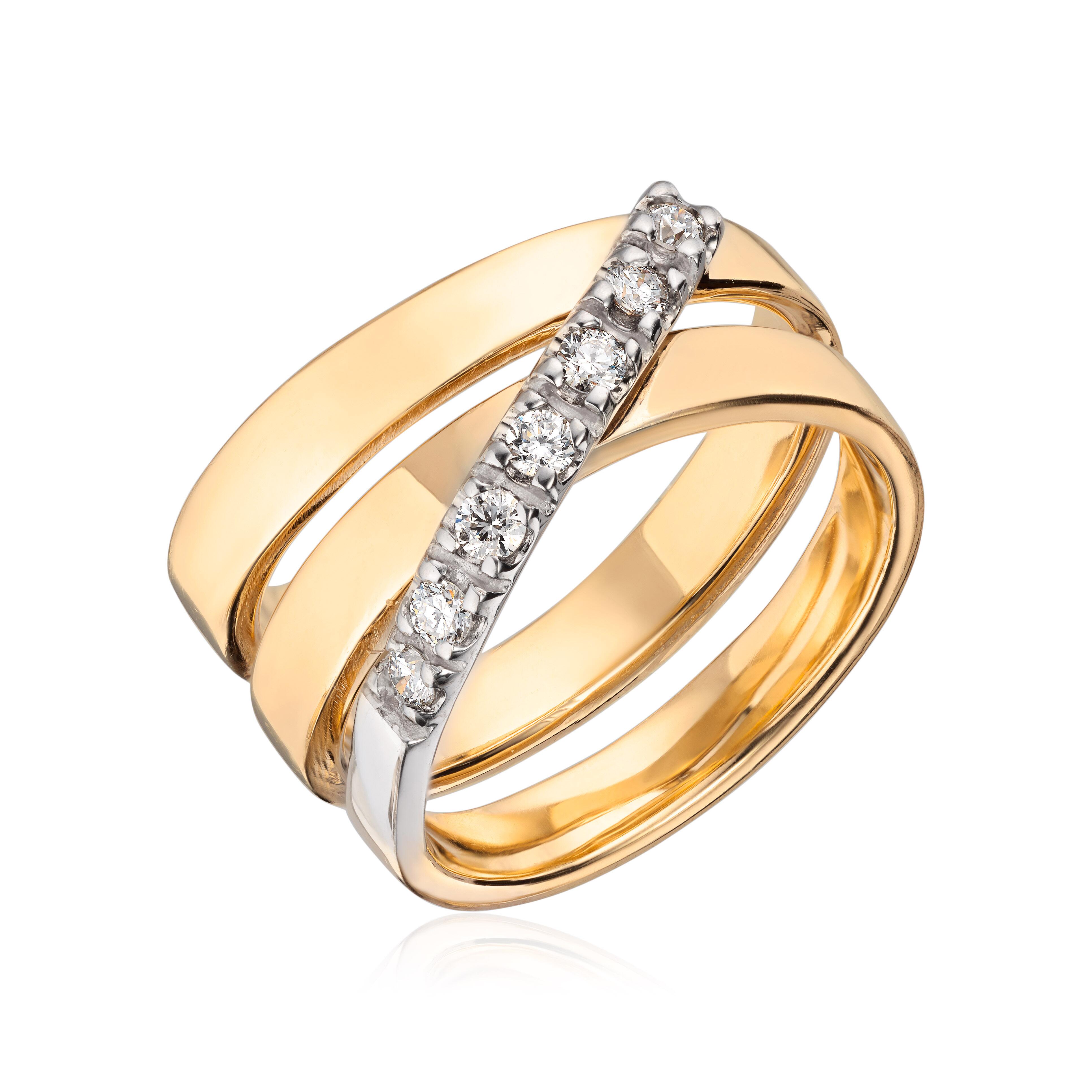 Lene Visholm Ring 0.21ct 2 farget 585