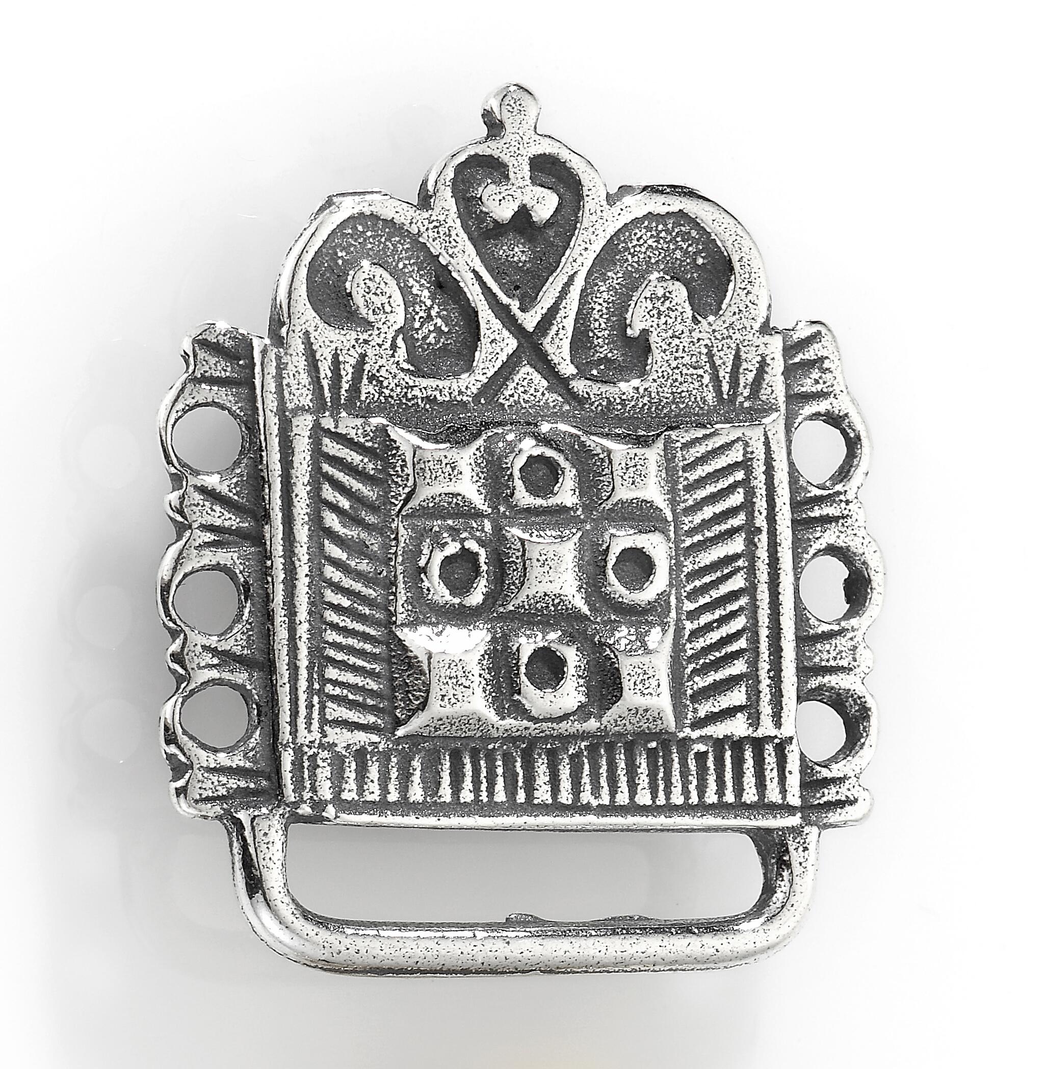 Veskestøl sølv oksydert med stort øsken