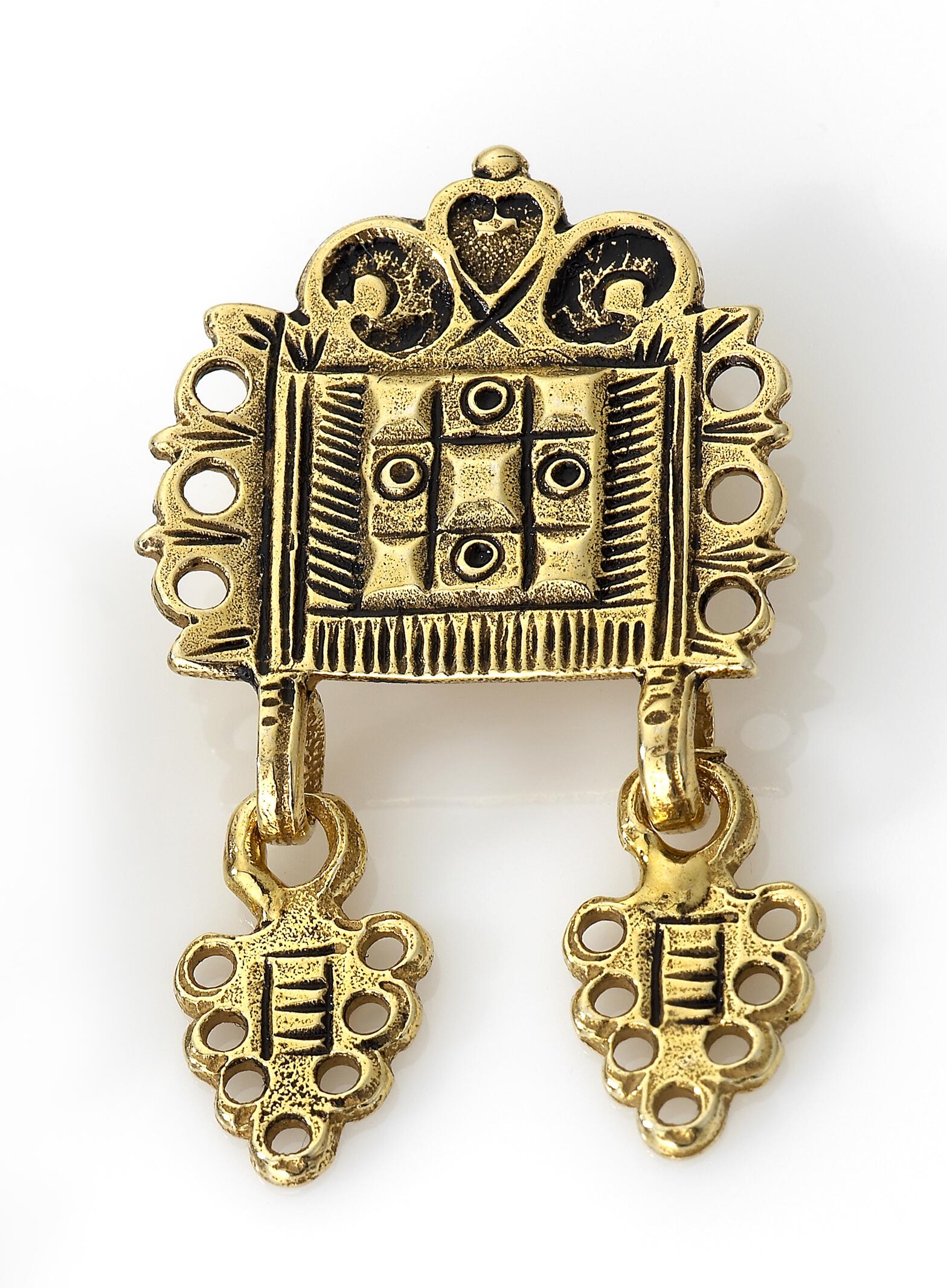 Støl sølv forgyldt med stort øsken