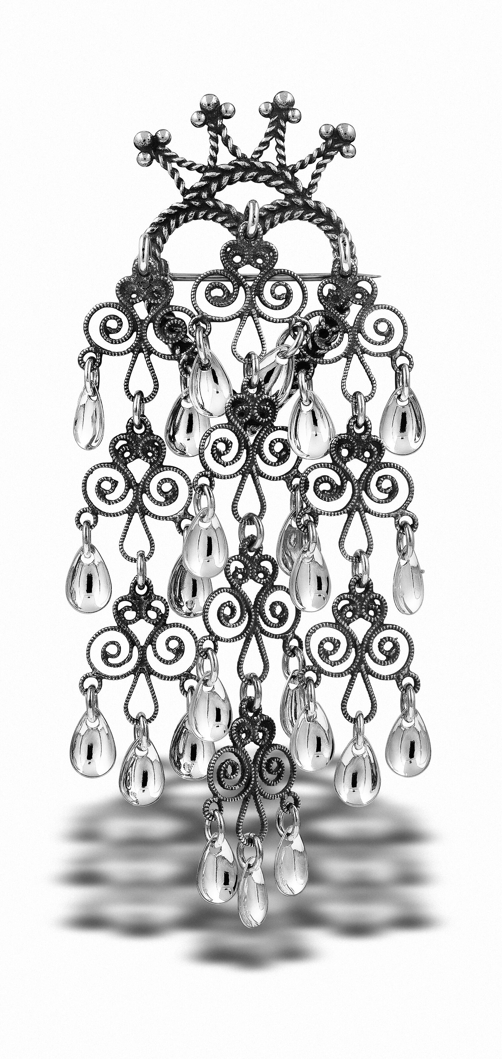 Hjertesølje 10 heng ox