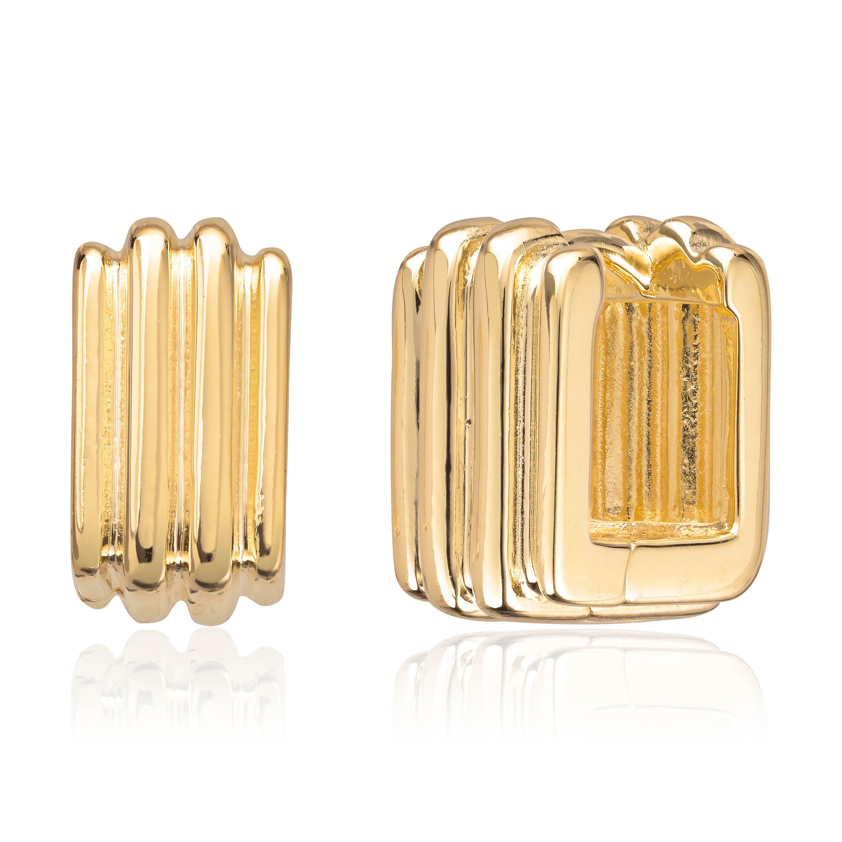 Ørepynt "Vintage charm" i forgylt sølv