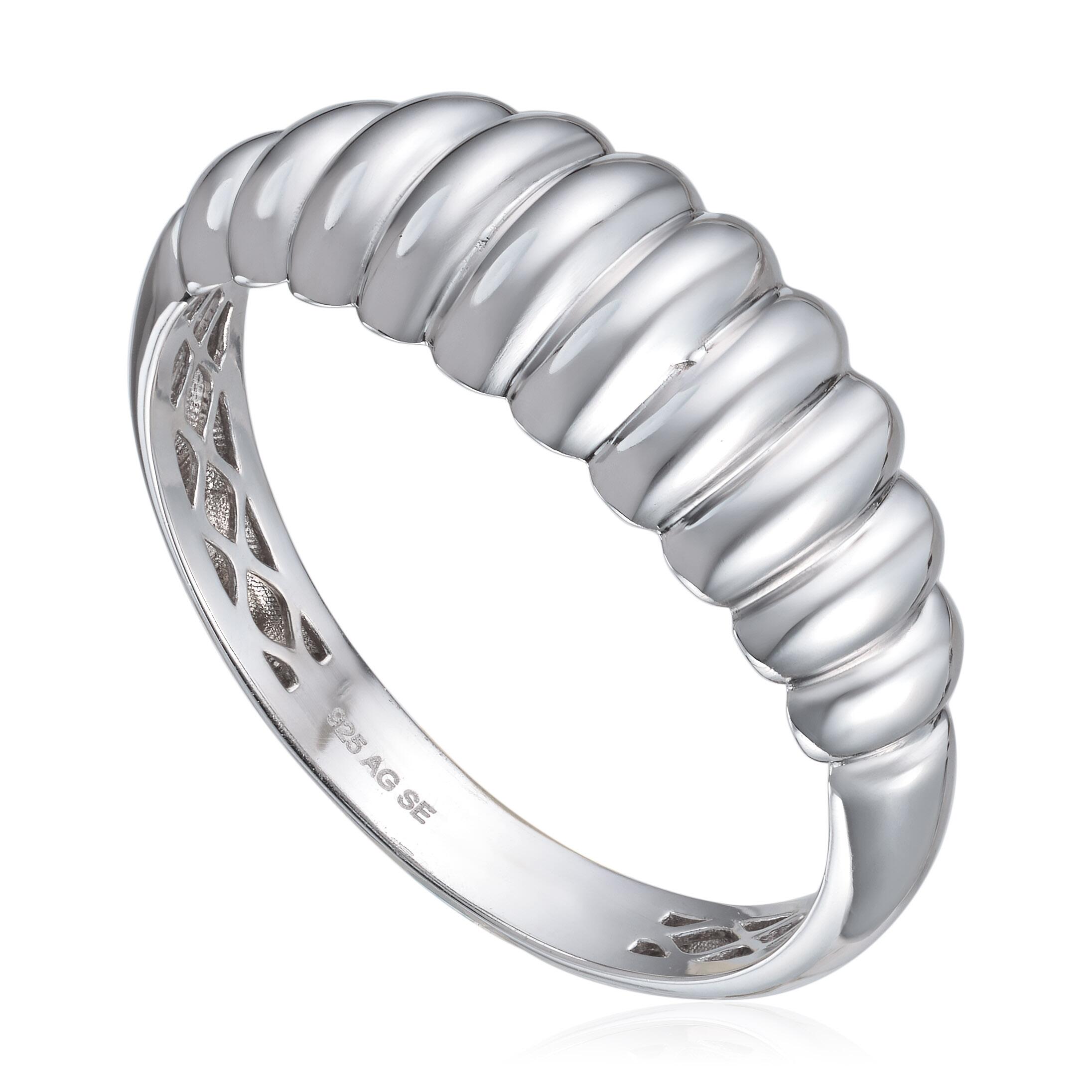 Ring "Old money" i sølv rhodinert