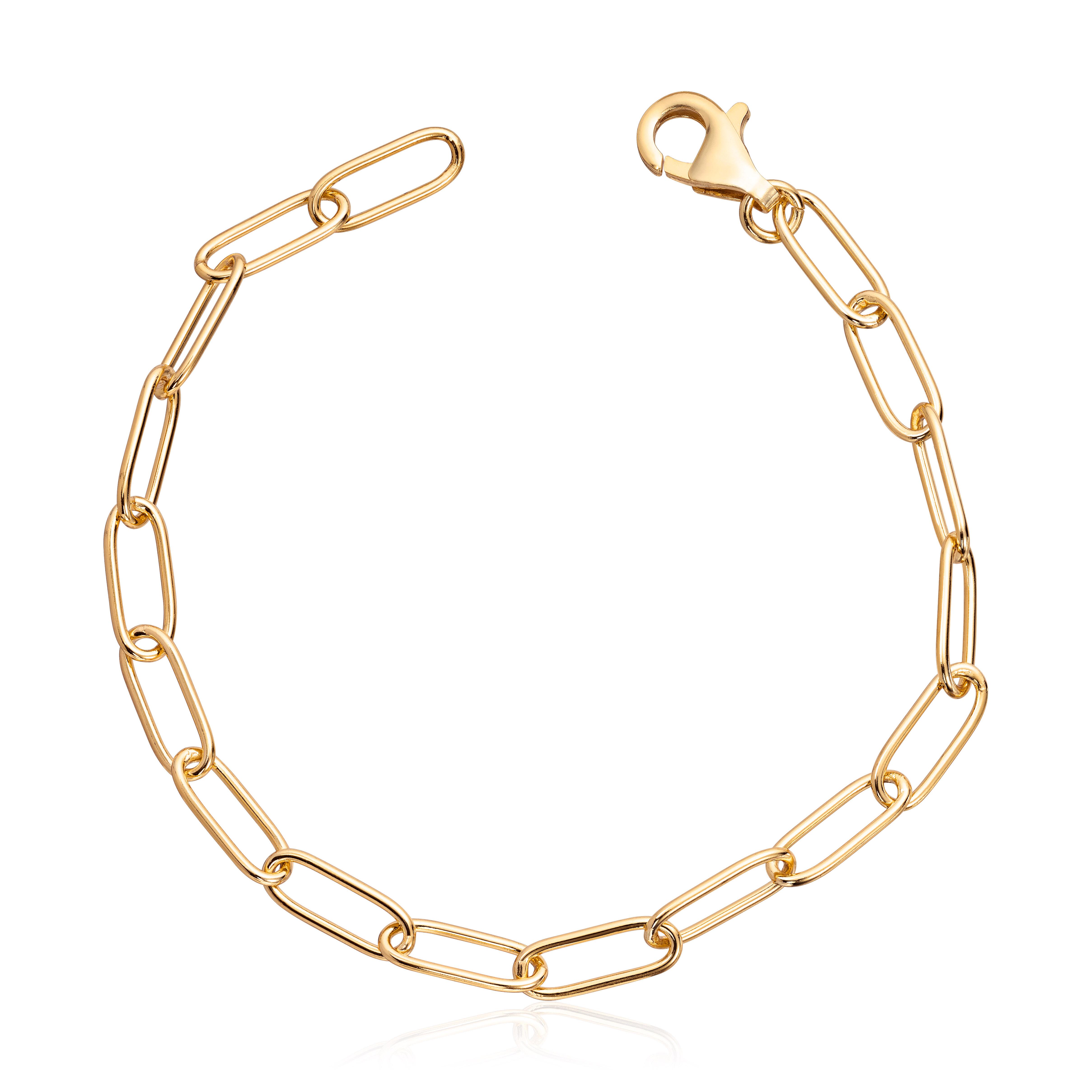 Armlenke "Old money" 925 sølv forgylt