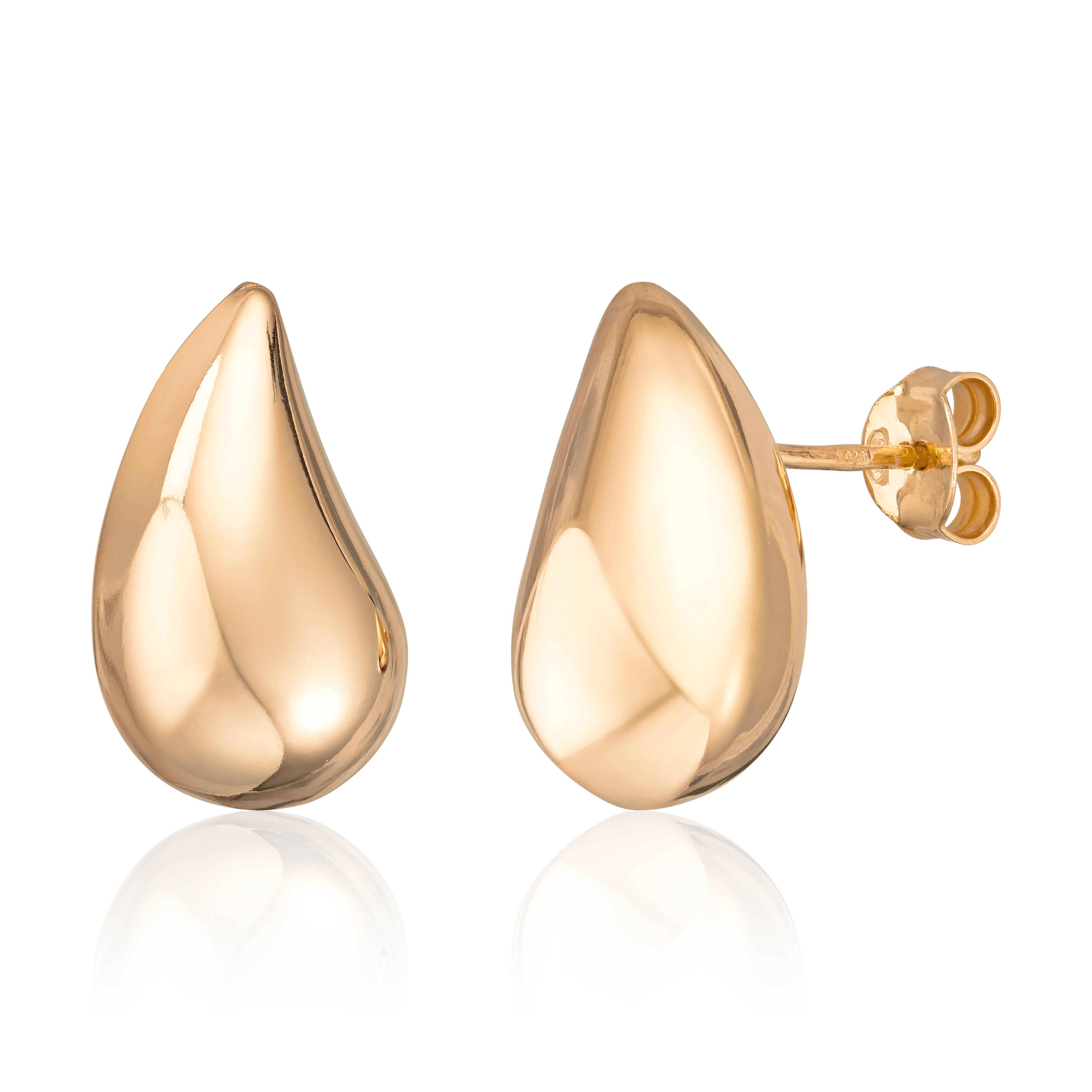 Ørepynt"Old money" sølv forgylt