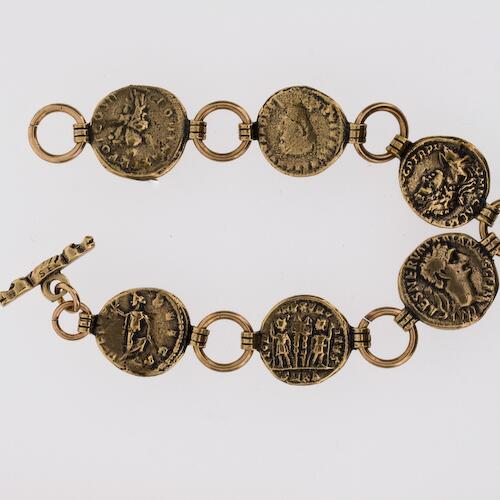 Armbånd Mynter bronse