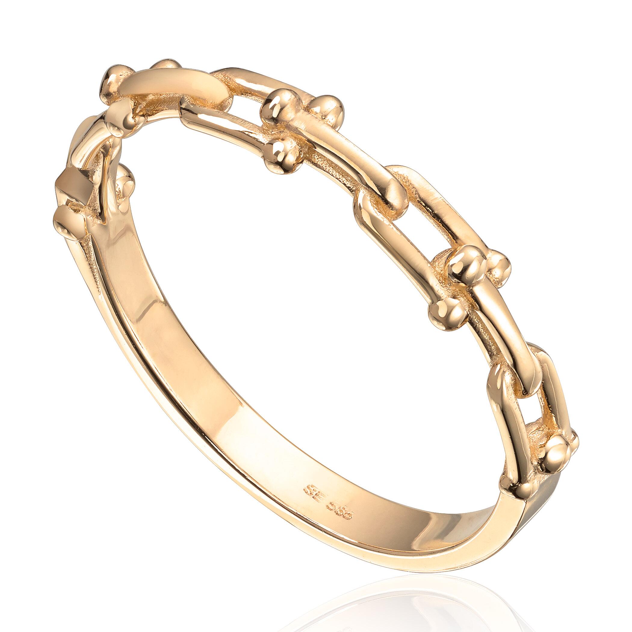 Ring i 14K gult gull