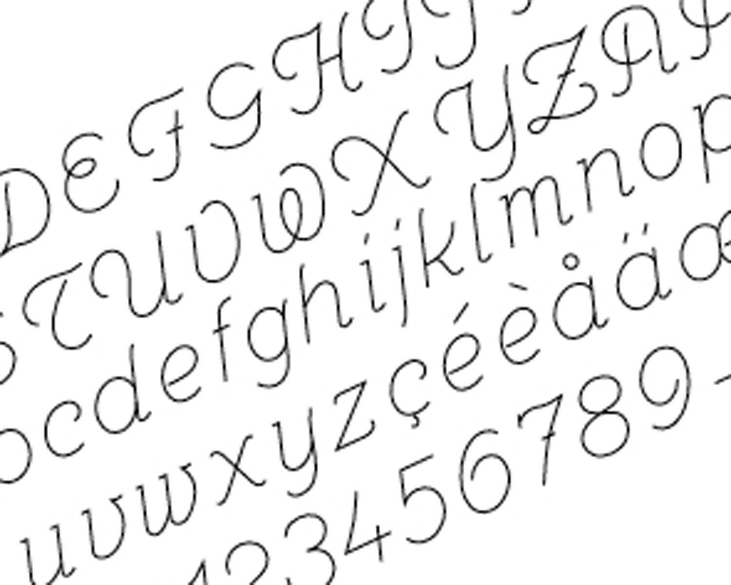 Håndgravering pr bokstav