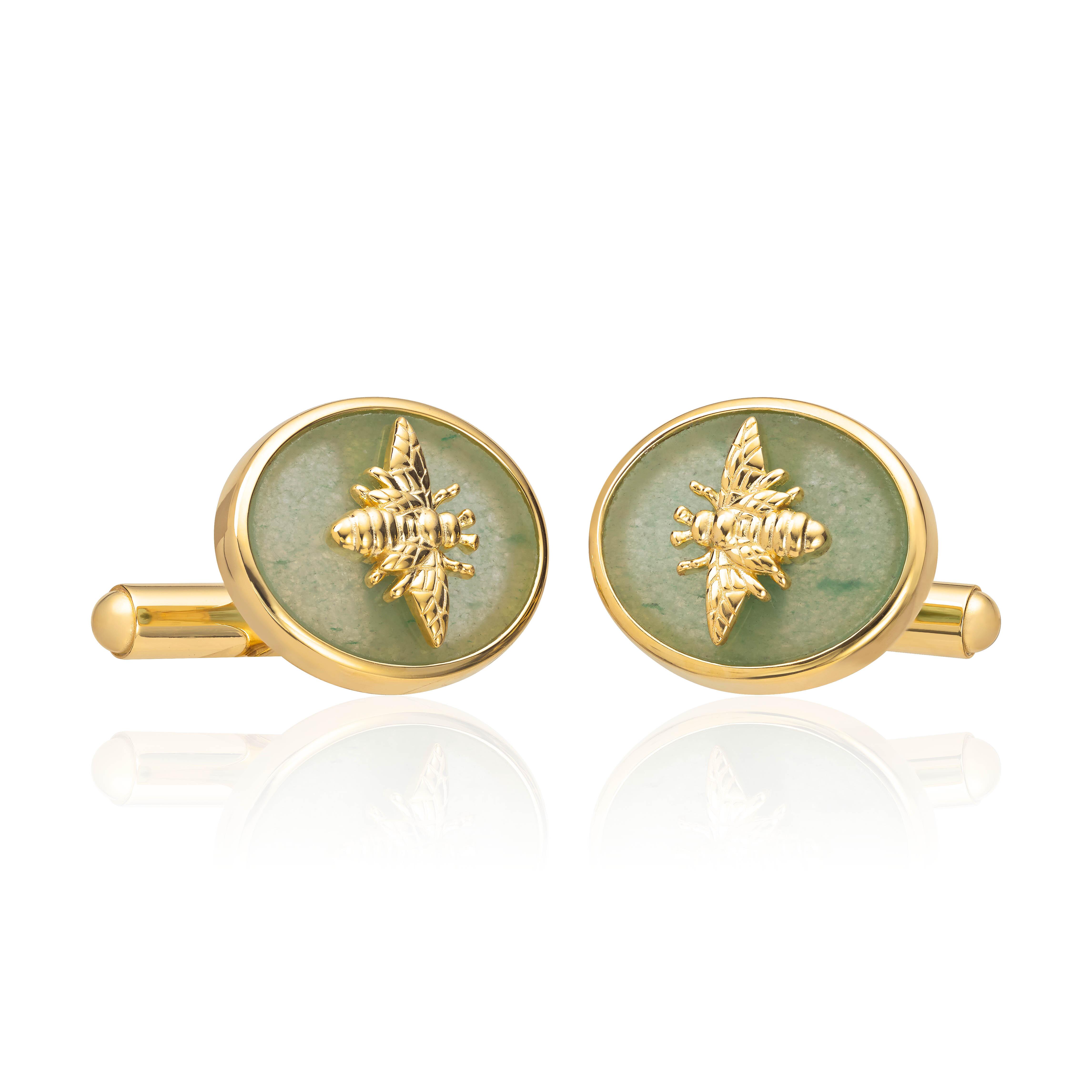 Mansjettknapper -Redd en bie