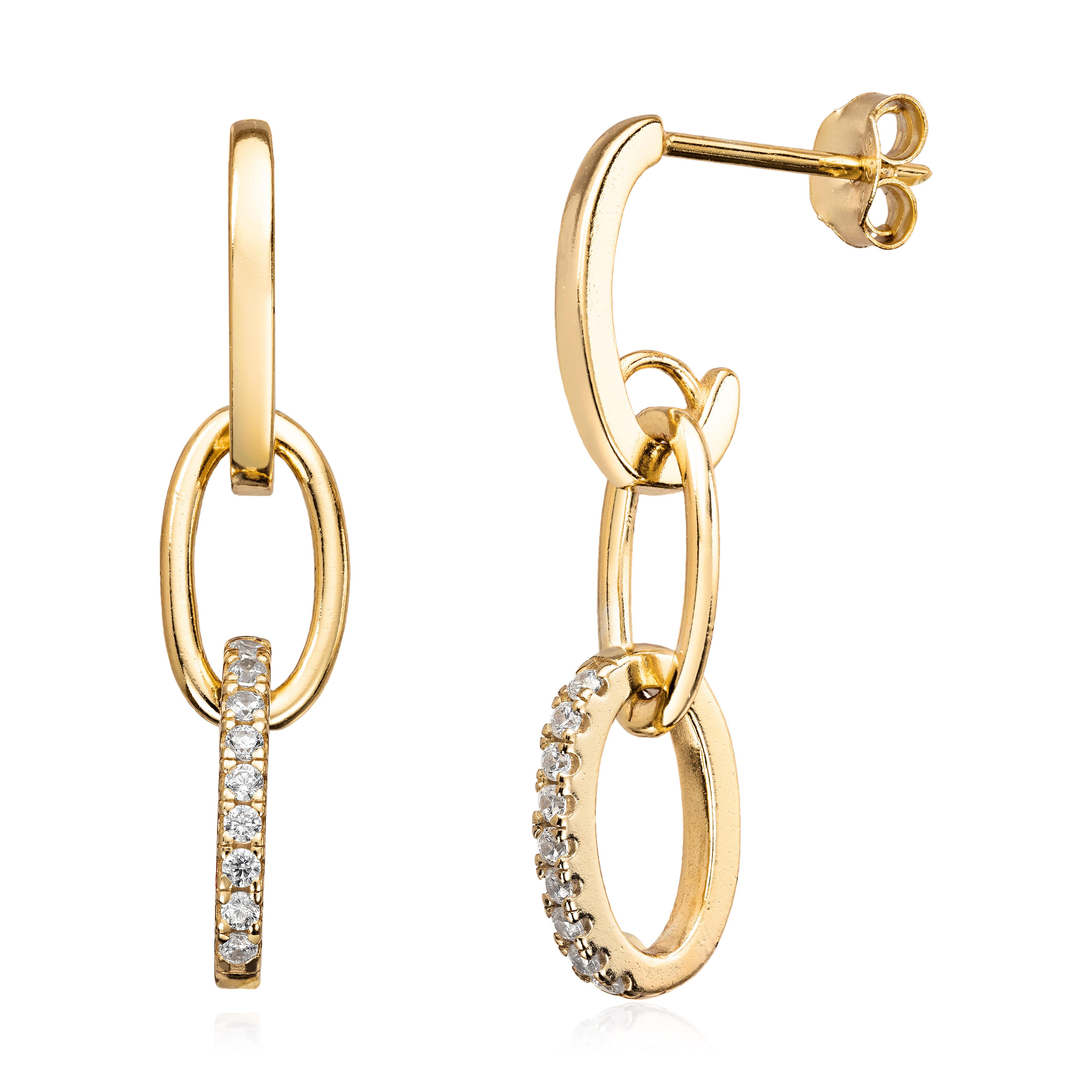 Ørepynt "Old money" Cz 925 forg.